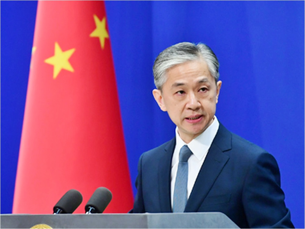 外交部發言人汪文斌表示香港立法會議員的資格問題，別國無權干預。資料圖片