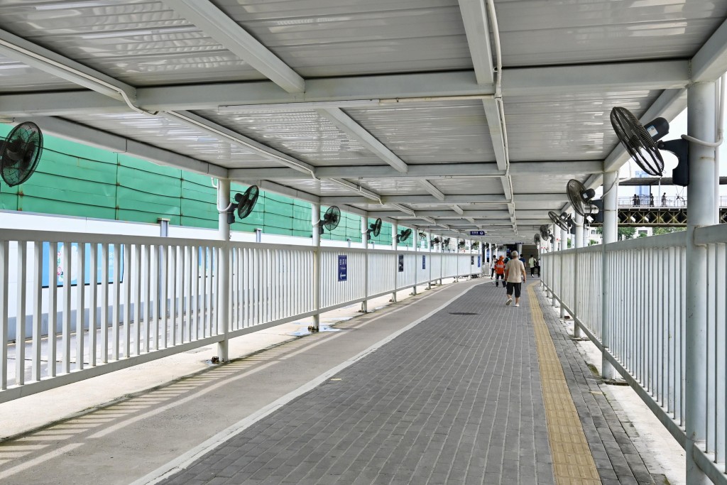 新口岸周邊情況。資料圖片 新口岸周邊情況。資料圖片