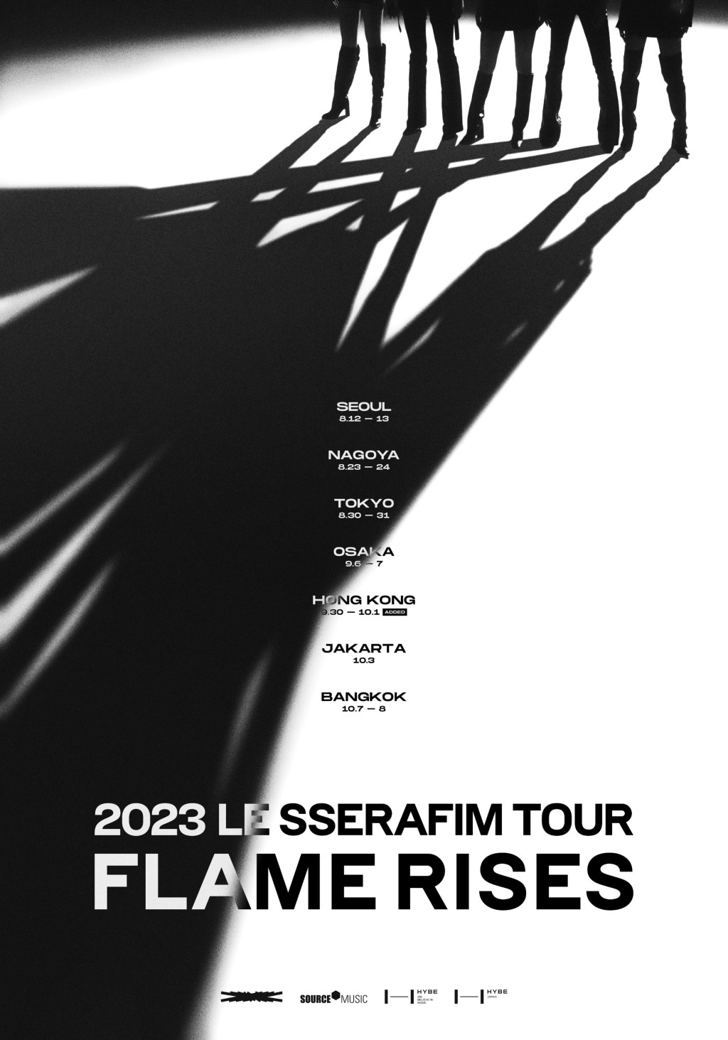 LE SSERAFIM的首個亞洲巡迴演唱會於本周六展開。