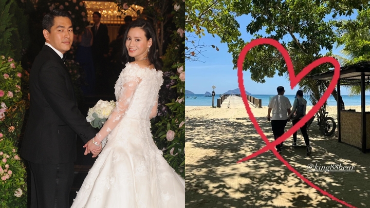 林恬兒與老公慶祝結婚10周年，到菲律賓再搞婚禮。