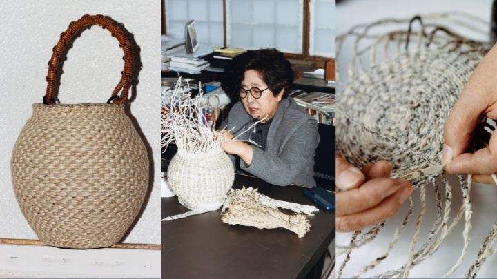 今次就找来韩国艺术家Young Soon Lee,以传统纸编技术(Jiseung)制作多个壶,又或织成坚韧的手挽袋。