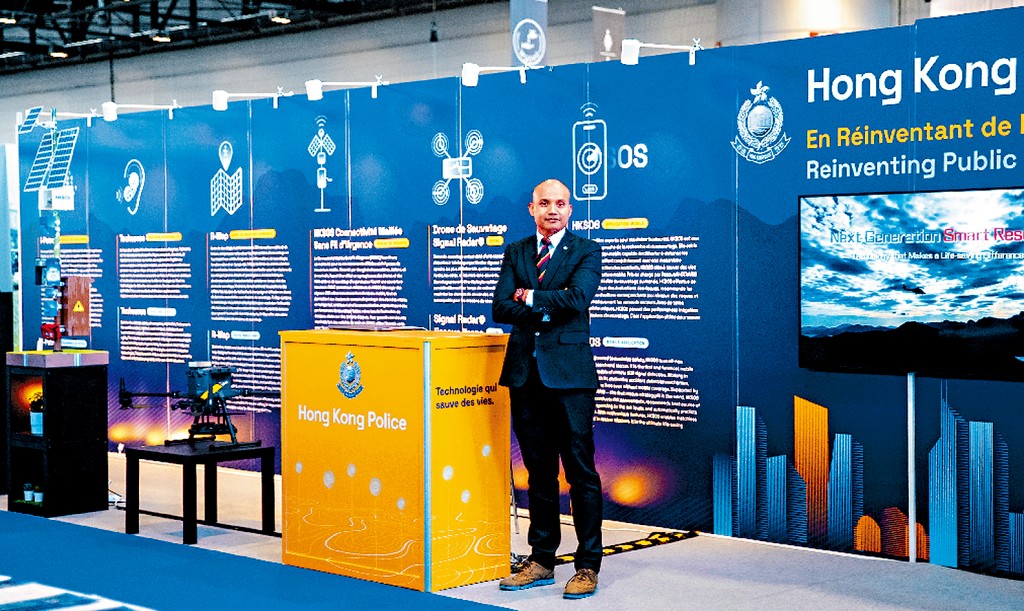 高級警司莫俊傑所屬的資訊系統部代表香港警隊於去年4月的日內瓦國際發明展榮獲6個獎項。