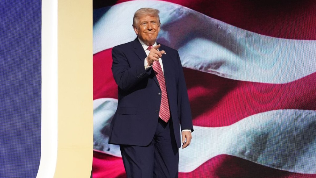 美國總統特朗普周五出席由沙特阿拉伯主權財富基金主辦的FII峰會。美聯社