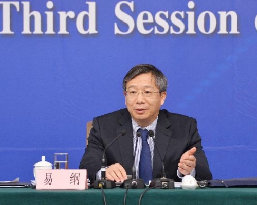 易綱。新華社資料圖片