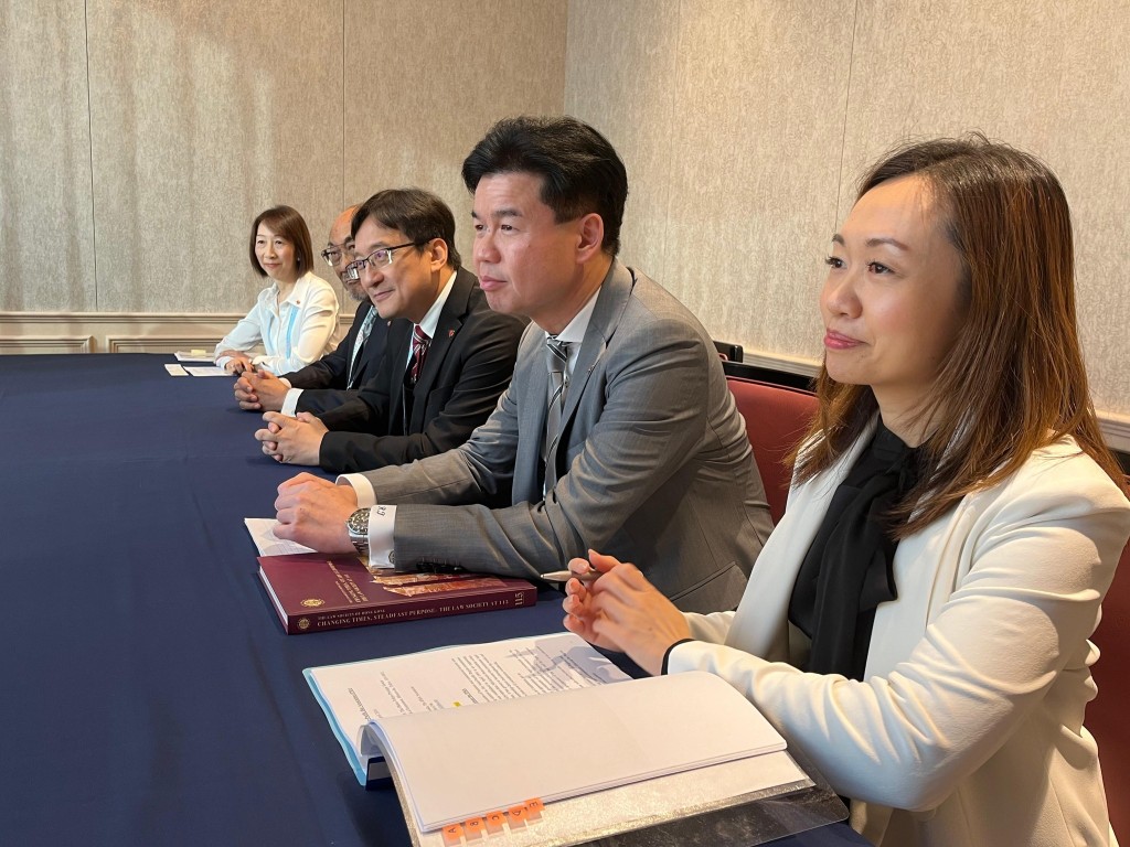 陳澤銘與環太平洋律師協會討論了鞏固香港作為法律樞紐的計劃。律師會FB