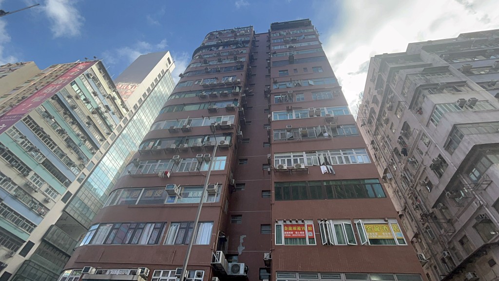 彌敦道737號發生傷人案。楊偉亨攝