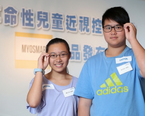 理工大學與豪雅鏡片Hoya Vision Care合作研發兒童近視控制鏡片MyoSmart。