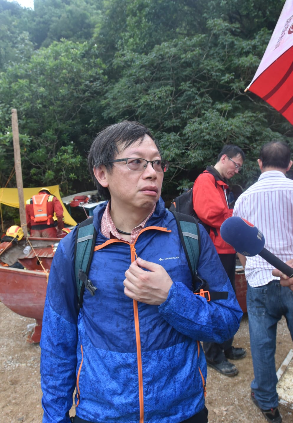 熊仲文解释现场丛林非常难抵达。