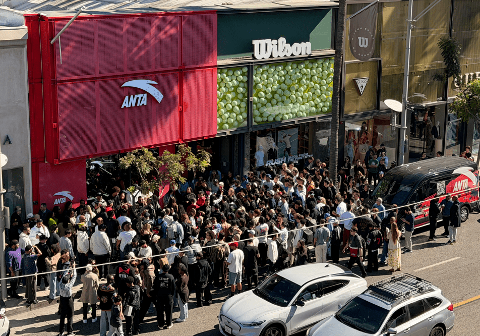 安踏早前于比华利山开设北美旗舰店。 网上图片 安踏早前于比华利山开设北美旗舰店。 网上图片