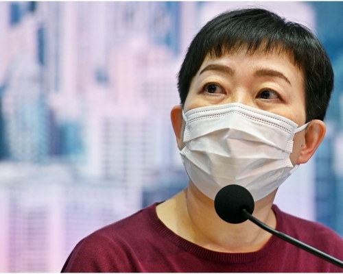 張竹君是疫情記者會上市民最熟悉的面孔。資料圖片