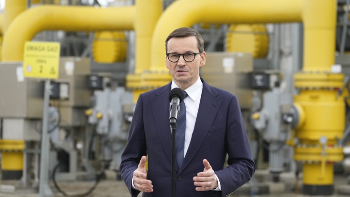 Gazprom早前宣布中断对波兰供气。AP资料图片