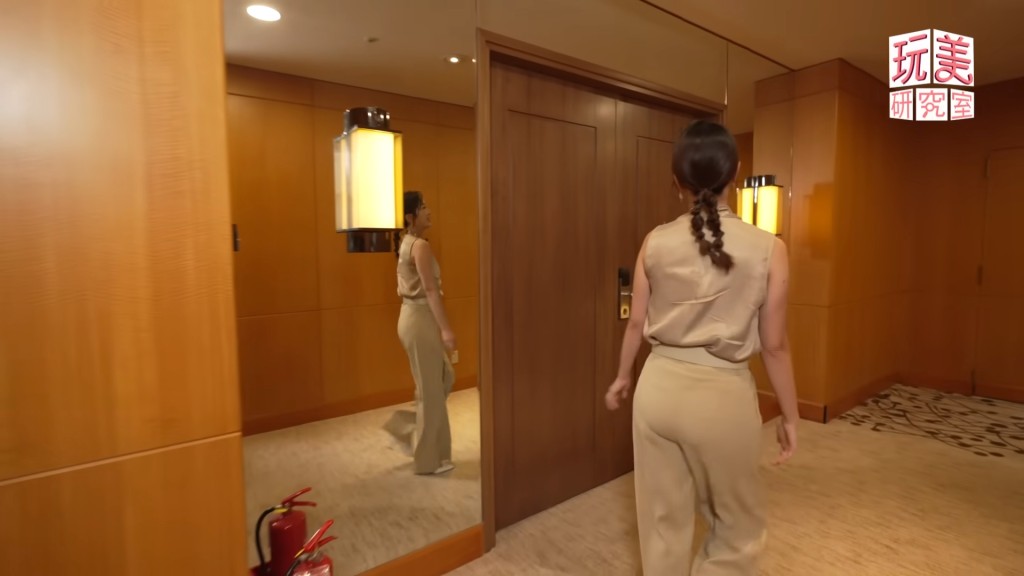 翁倩玉近日接受台灣節目《女人我最大》的「玩美研究室」單元訪問，帶大家參觀日系酒店的奢華總統套房內貌。