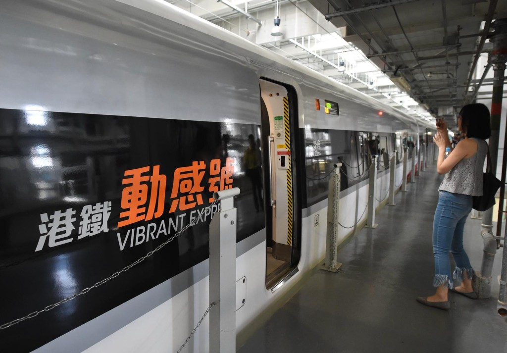 廣深港高鐵香港段下周日（23日）通車。蘇正謙攝