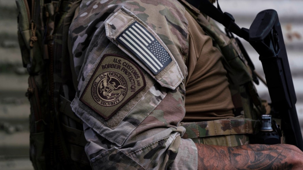 美國海關與邊境保護局特工執勤。  美聯社