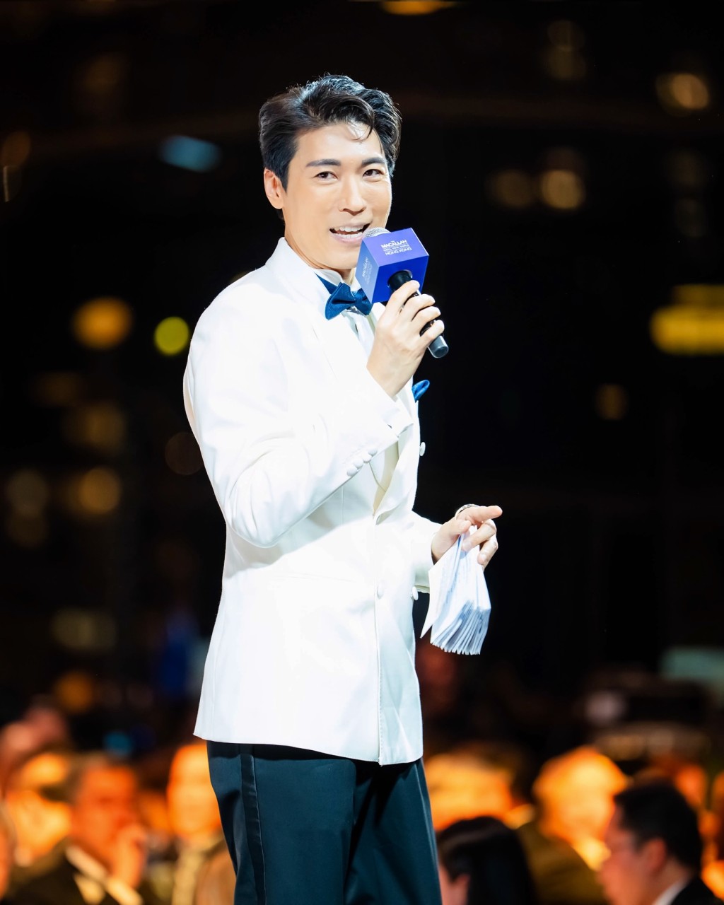 郭田葰近年轉型當上司儀,在業界甚受歡迎。 郭田葰近年轉型當上司儀,在業界甚受歡迎。