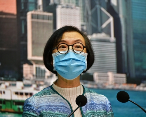 陳肇始下午見傳媒,料交代最新防疫措施安排。 資料圖片