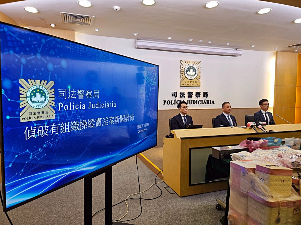 司警交代行動細節。澳門日報