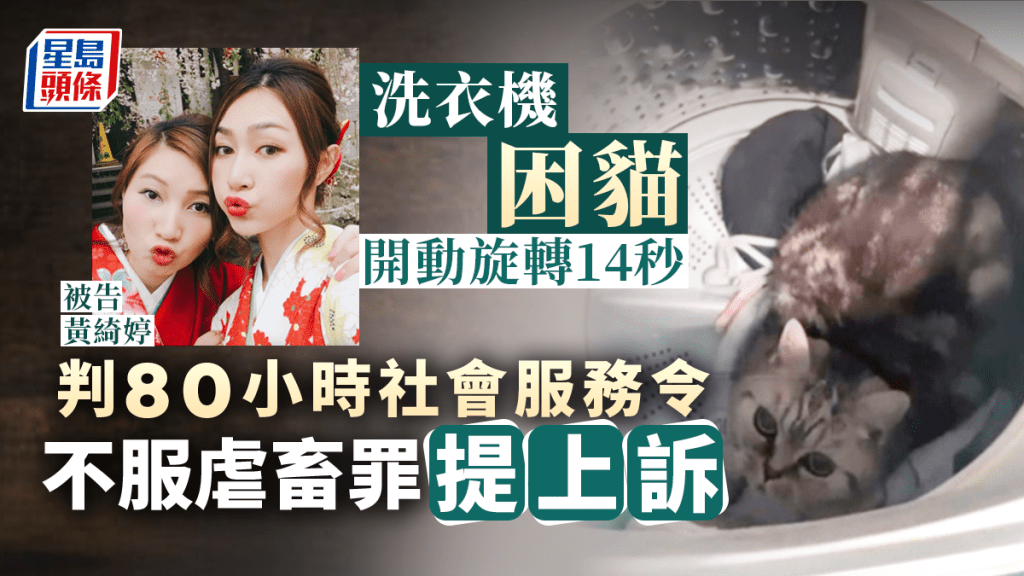 前港姐冠軍黃嘉雯胞姐就虐畜罪提上訴