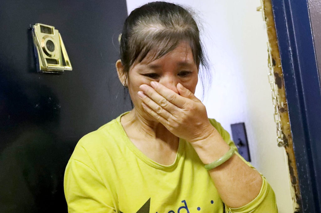 傷者妻子講述事件。
