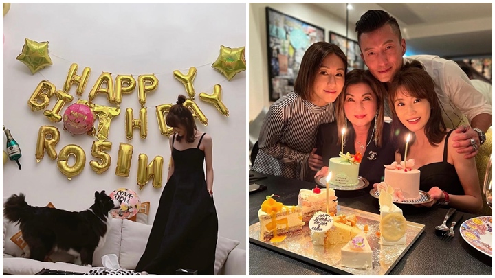 林夏薇和樂易玲生日相差一天,故此胡定欣等約兩人一同慶祝。