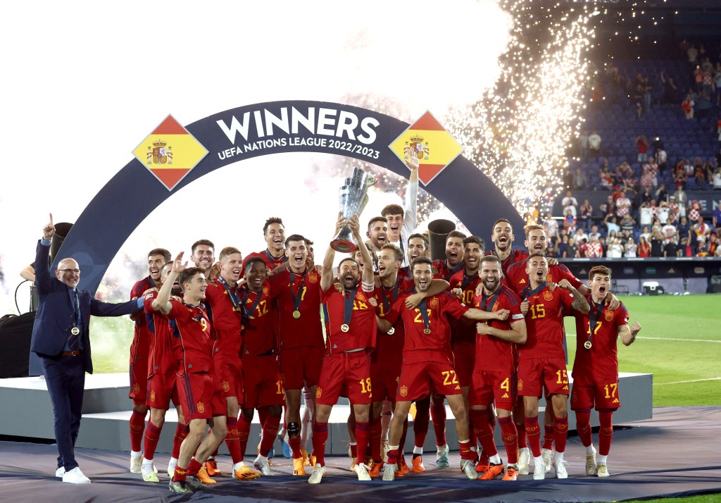 西班牙在互射十二码以 5-4 击败克罗地亚，赢得了欧国联冠军。路透社