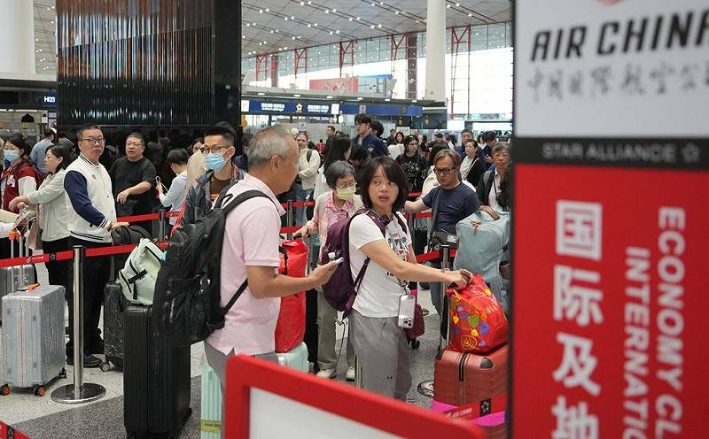 中國各家航空公司已宣布減少日本航班。美聯社 中國各家航空公司已宣布減少日本航班。美聯社