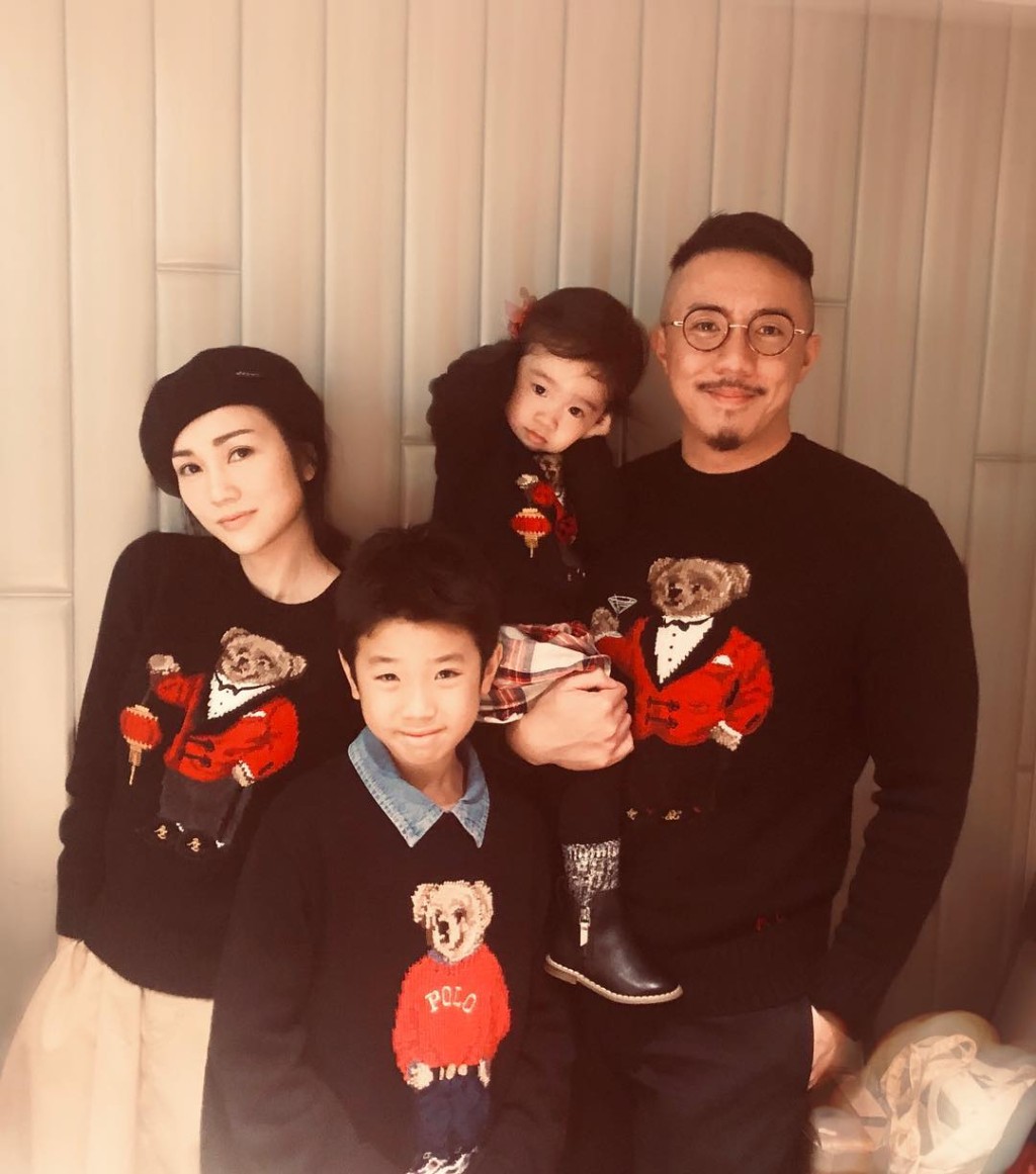 謝安琪和張繼聰的一對子女感情很好。