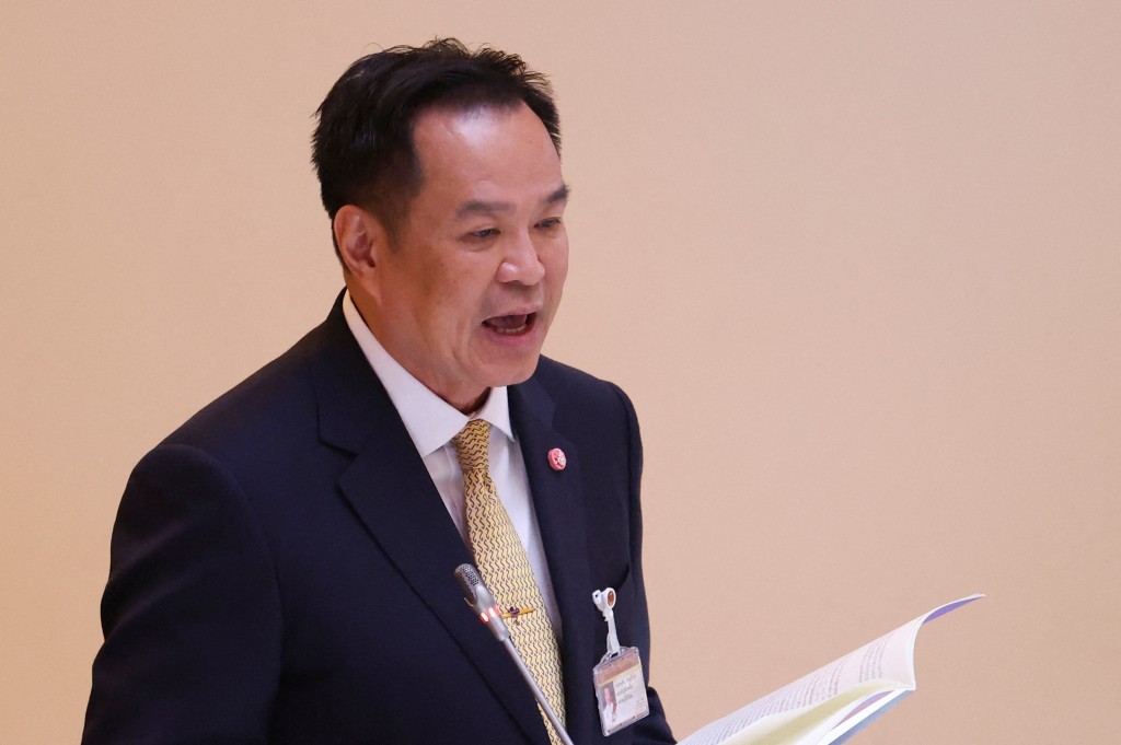 泰國總理阿努廷取消出席東盟峰會。路透社