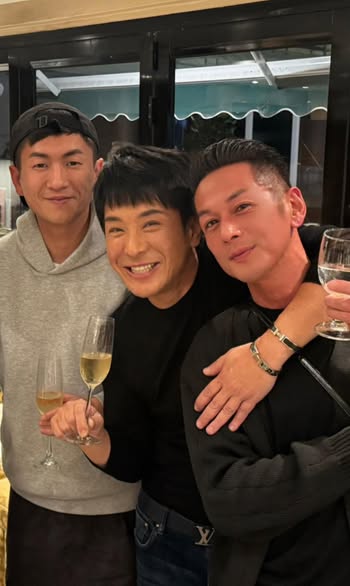 馬貫東與梁思浩不時聚會。 馬貫東與梁思浩不時聚會。