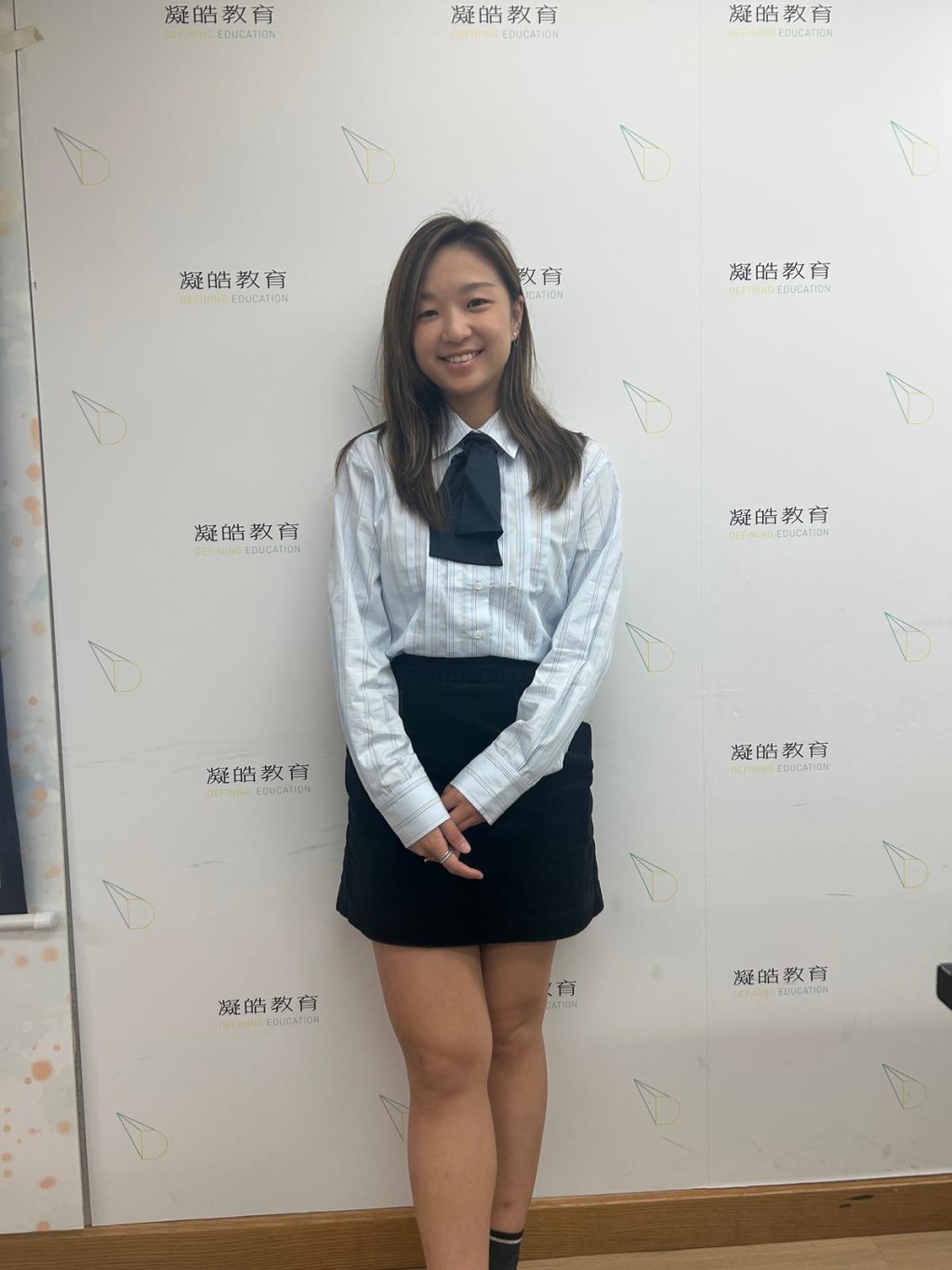 凝皓教育小學中文導師吳芷盈(Ms Amy)(圖:劉佩樺) 凝皓教育小學中文導師吳芷盈(Ms Amy)(圖:劉佩樺)