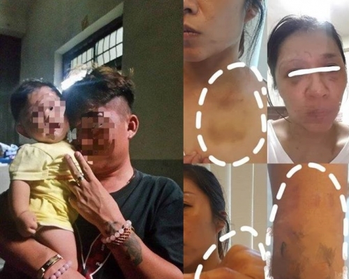 台南一名姓謝男子涉及家暴及虐待繼子女。網圖