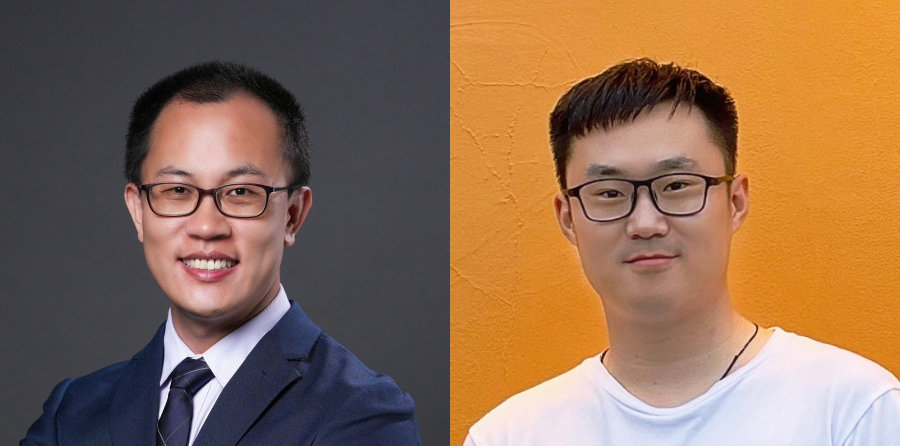 王飛飛(左)指問題在於如何以高特異性、高靈敏度與高清晰度監測體內的納米機械人;代子登(右)表示,這類近紅外二區磁性納米機械人具備極高穩定性。港大提供 王飛飛(左)指問題在於如何以高特異性、高靈敏度與高清晰度監測體內的納米機械人;代子登(右)表示,這類近紅外二區磁性納米機械人具備極高穩定性。港大提供