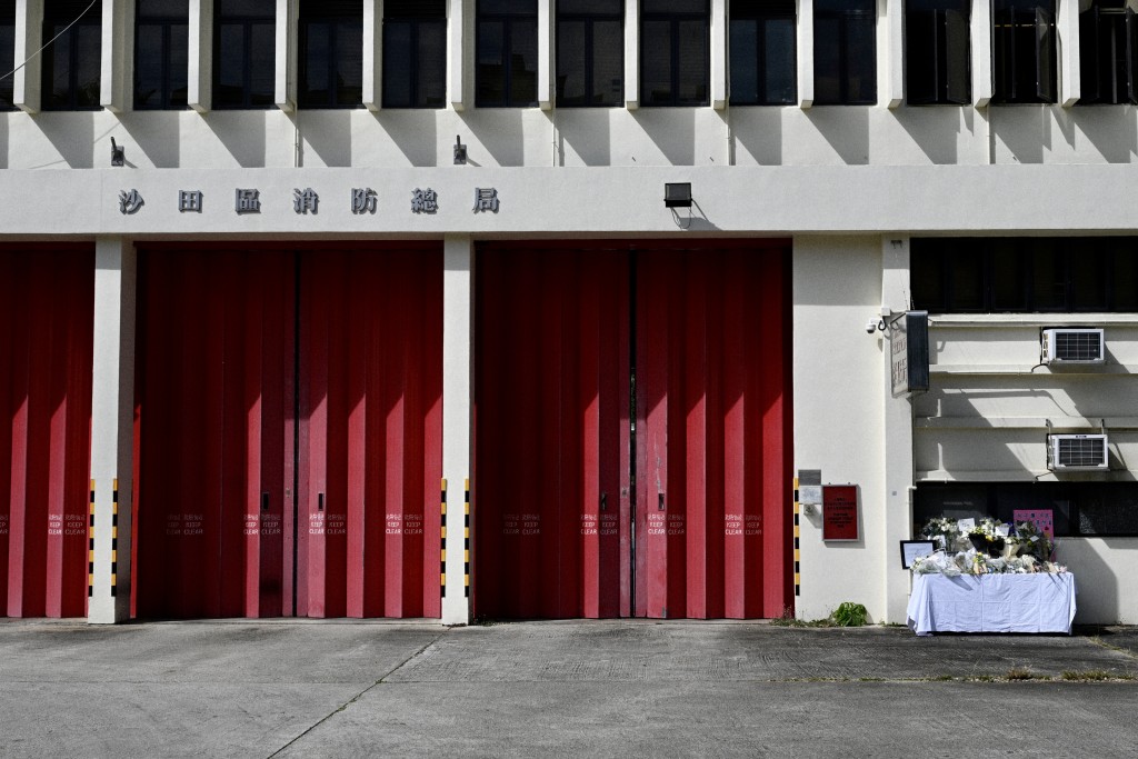 何偉豪生前駐守沙田消防局。資料圖片 何偉豪生前駐守沙田消防局。資料圖片