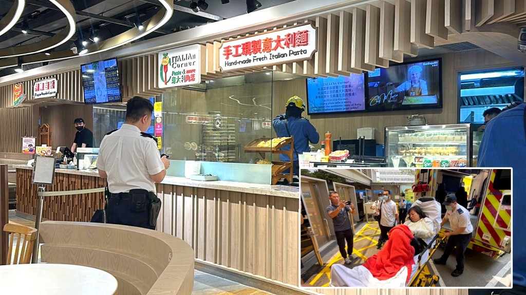 女工手指被夾製麵機。劉漢權/梁國峰攝