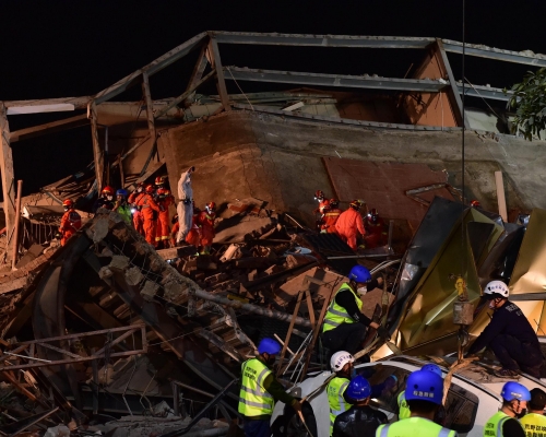 衛健委高度重視事件坍塌事故。新華社
