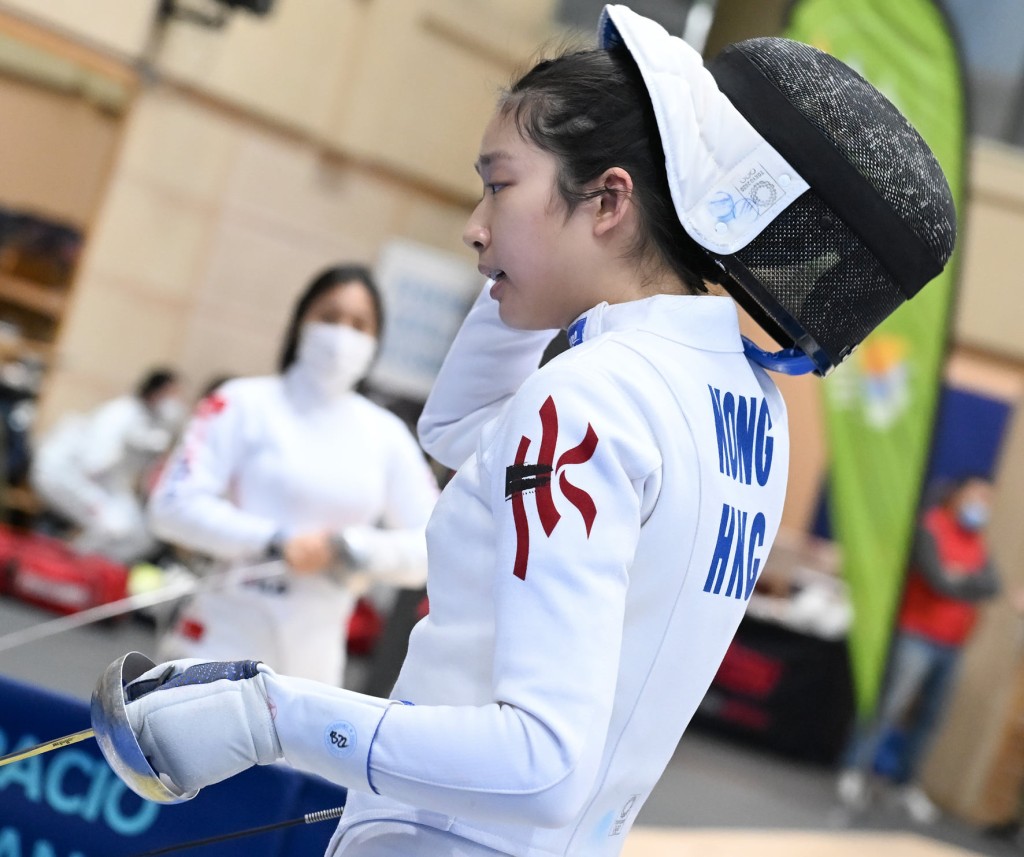 江旻憓于世界杯索契站晋级32强。国际剑联Facebook图片