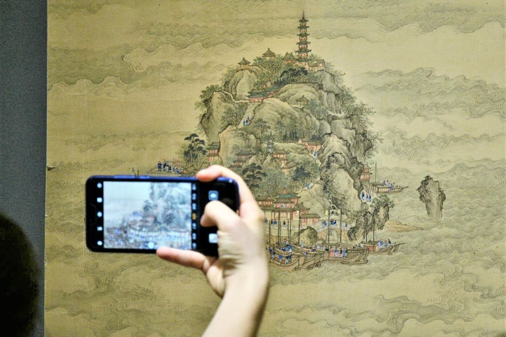 《康熙南巡圖第六卷》只作展覽,不作拍賣。