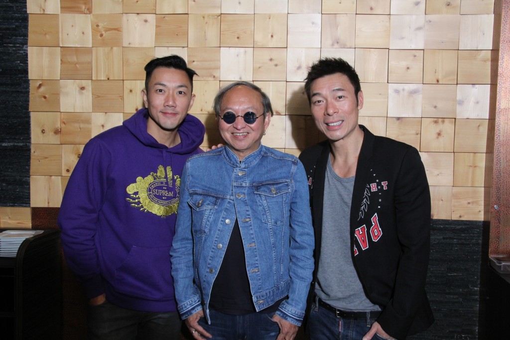 劉浩龍（左）去年與太陽娛樂完約，近來自組新公司。  ​