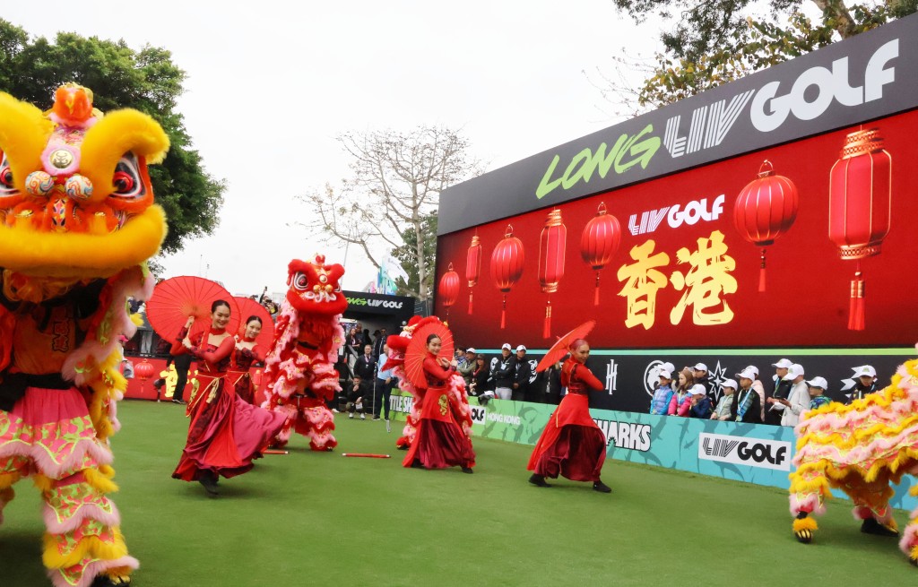 LIV Golf香港站開幕禮。徐嘉華攝