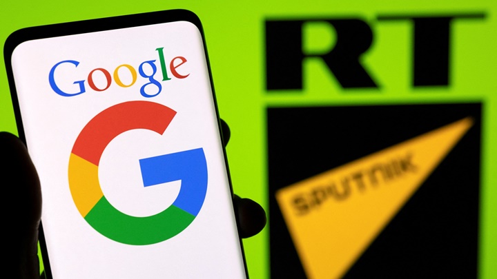 Google宣布暫停俄羅斯廣告業務。路透社資料圖片