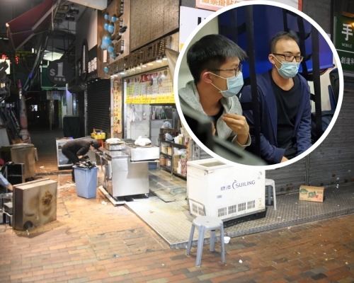 左為傷者,右為傷者友人。