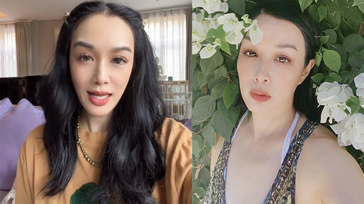 鐘麗緹上月晒螢光粉紅造型被批扮年輕 無懼惡言再以同裝束拍踩板片