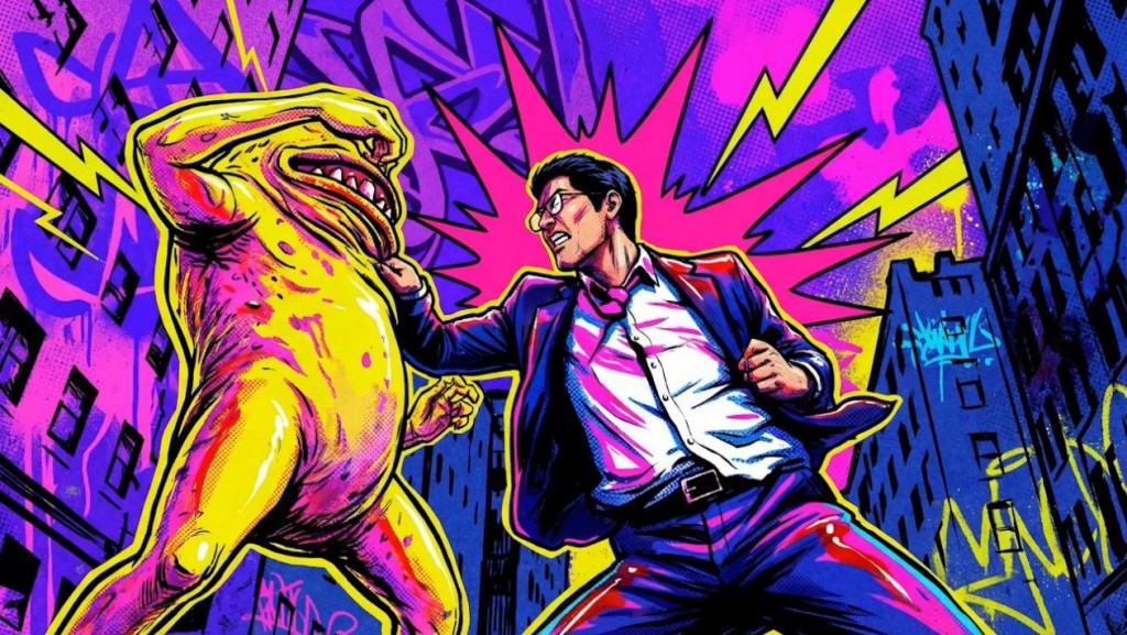 MV以AI協助創作，充滿電玩風格。