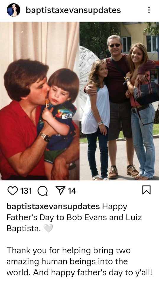 今年6月,二人CP粉發帖祝他們的爸爸父親節快樂。 今年6月,二人CP粉發帖祝他們的爸爸父親節快樂。