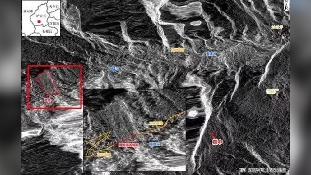 四川發生地震後，國家航天局急調逾10衛星發布遙感影像圖馳援災區。
