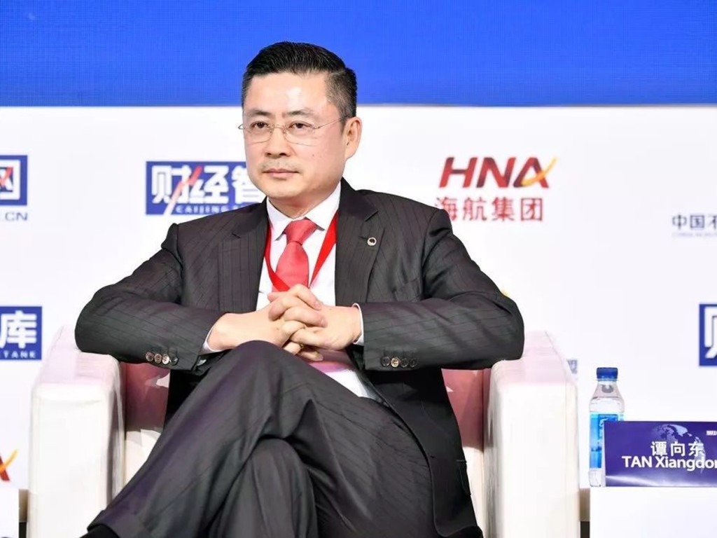 海航集團首席執行官譚向東。資料圖片
