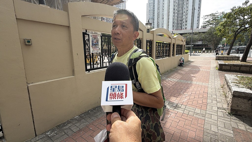 居民秦先生。梁國峰攝 居民秦先生。梁國峰攝