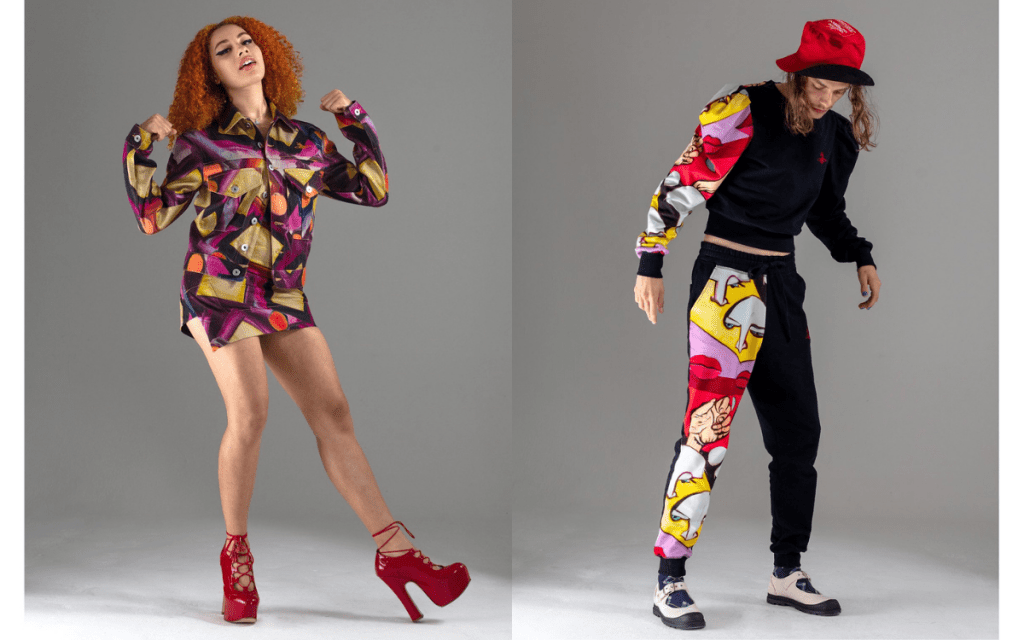Vivienne Westwood與Chrissie Hynde合作推出以後者的藝術作品為主題的新裝，包括男女裝項目。