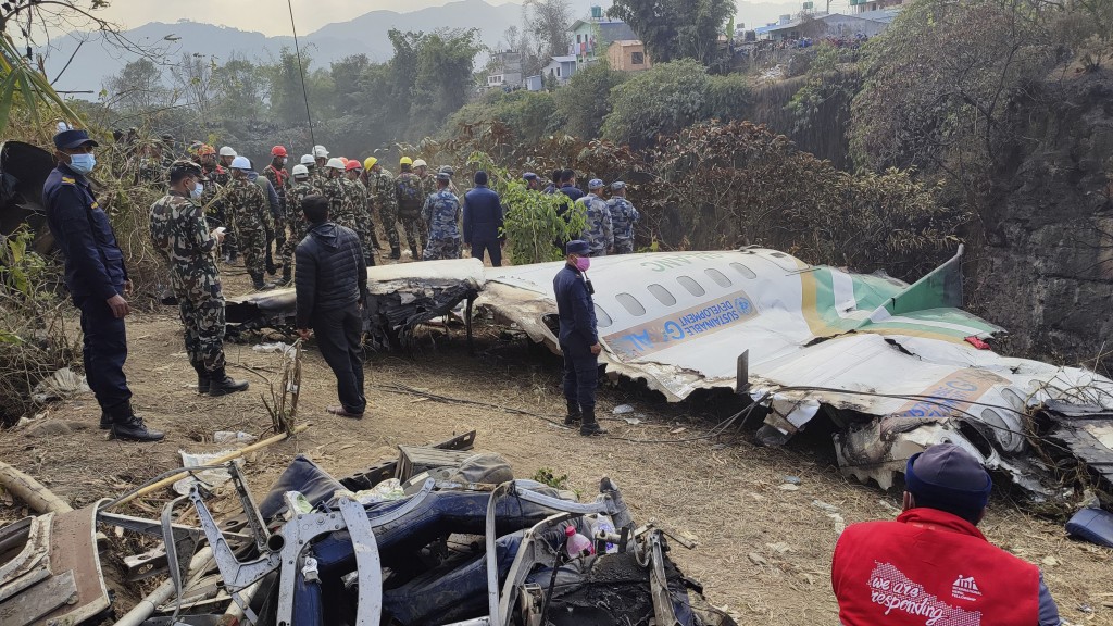 尼泊爾雪人航空墜機空難，機上72人全部罹難。 路透社