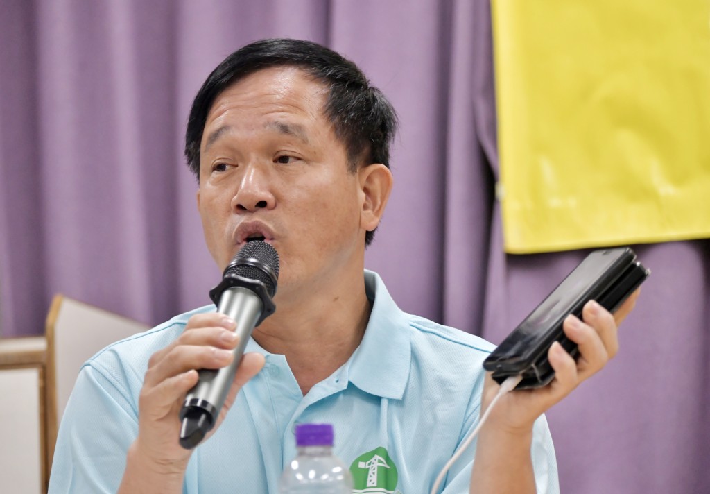 港九搭棚同敬工會理事長何炳德。資料圖片